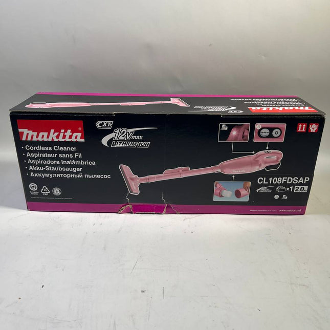 Makita CL 108 FDZP Akku Staubsauger 12 V max 0 6 L pink Solo ohne Akku ohne Ladegeraet OVP Beschaedigt 0 - toolbrothers