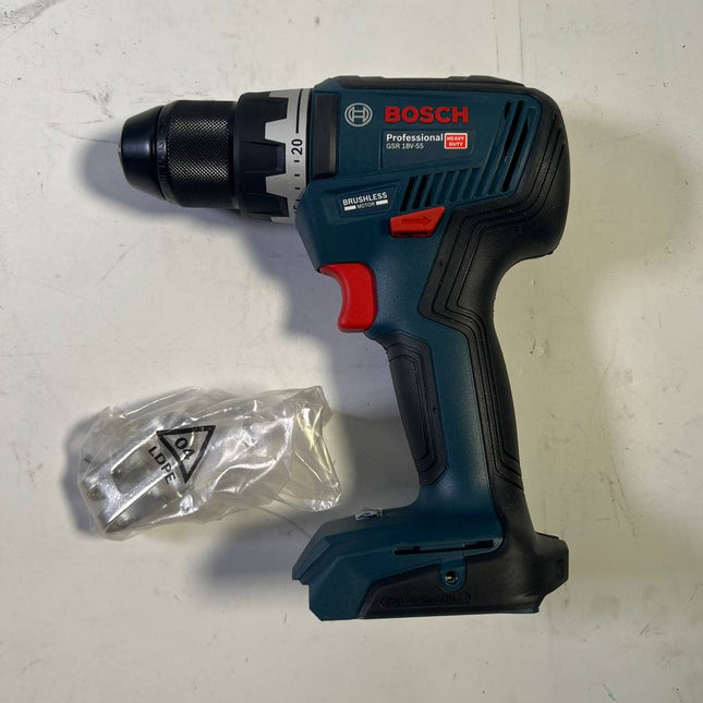 Bosch GSR 18V 55 Professional Akku Bohrschrauber 18 V 55 Nm Brushless 06019H5202 Solo ohne Akku ohne Ladegeraet Neuwertig 0 - toolbrothers