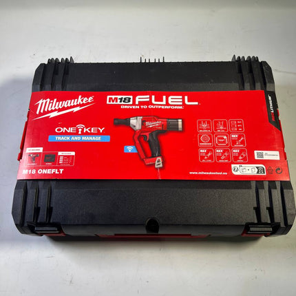 Milwaukee M18 ONEFLT 0X Akku Schliessringbolzensetzgeraet 18 V 4 8 6 4 9 53 mm 4933478637 HD Box ohne Akku ohne Ladegeraet Gebraucht 0 - toolbrothers