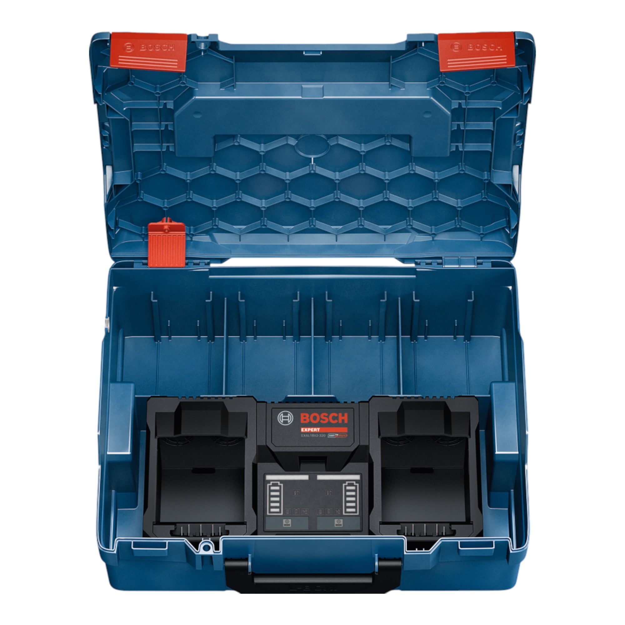 Bosch EXPERT 2x EXBA18V 80 EXAL18V2 320 Starter Set 18 V 1600A0373X 2x Akku 8 0 Ah Ladegeraet 16 A L Boxx 3 - toolbrothers