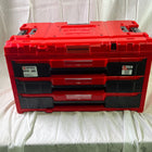 Qbrick System ONE Drawer 3 Toolbox 2 0 Red Ultra HD Werkzeugbox 587 x 380 x 340 mm 27 l mit drei Schubladen Beschaedigt 0 - toolbrothers