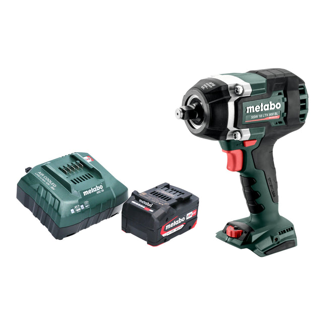 Metabo SSW 18 LTX 800 BL Akku Schlagschrauber 18 V 800 Nm 1 2 Brushless 1x Akku 4 0 Ah Ladegeraet 0 - toolbrothers