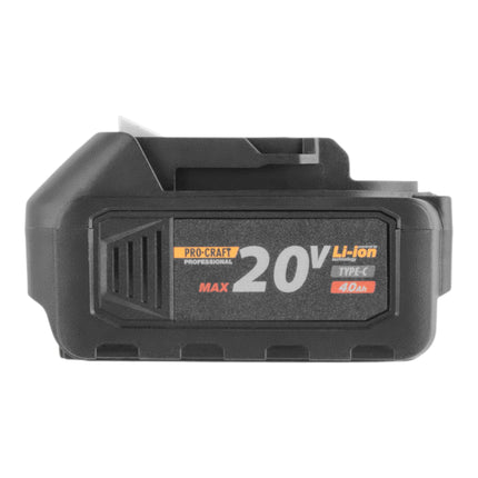 Procraft 20 4C Akku 20 V 4 0 Ah 4000 mAh Li ion mit Ladestandsanzeige 1 - toolbrothers