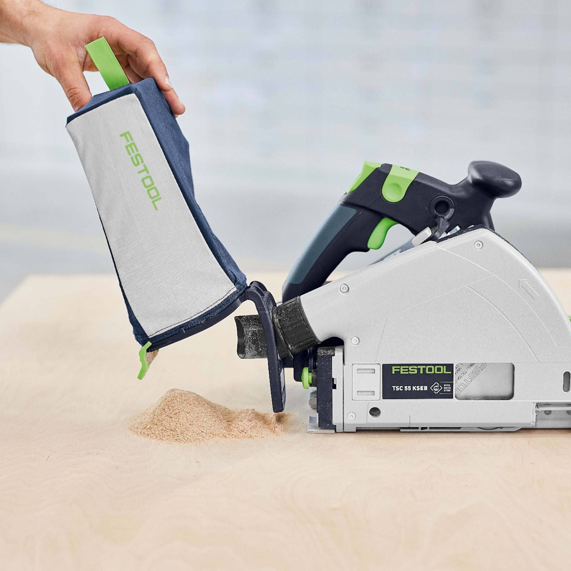 Festool SB 2 TSC HKC Staubfangbeutel 578694 fuer Tauchsaege TSC 55 TSC 55 K TSC 55 K S Handkreissaege HKC 55 HKC 55 K 4 - toolbrothers