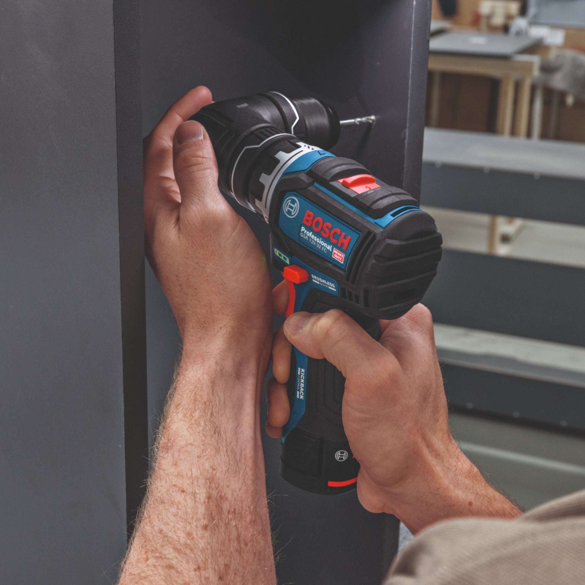 Bosch GSR 12V 32 FC Akku Bohrschrauber 12 V 31 Nm Brushless Solo 06019N7100 ohne Akku ohne Ladegeraet 3 - toolbrothers
