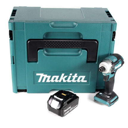 Makita DTD 170 M1J Akku Schlagschrauber 1/4" 18 V Brushless Li-Ion mit 1x 4,0 Ah Akku im MakPac - ohne Ladegerät - Toolbrothers