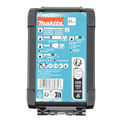 Makita E 22866 Bit und Bohrer Set 31 tlg Impact Black S2 Stahl 3 - toolbrothers