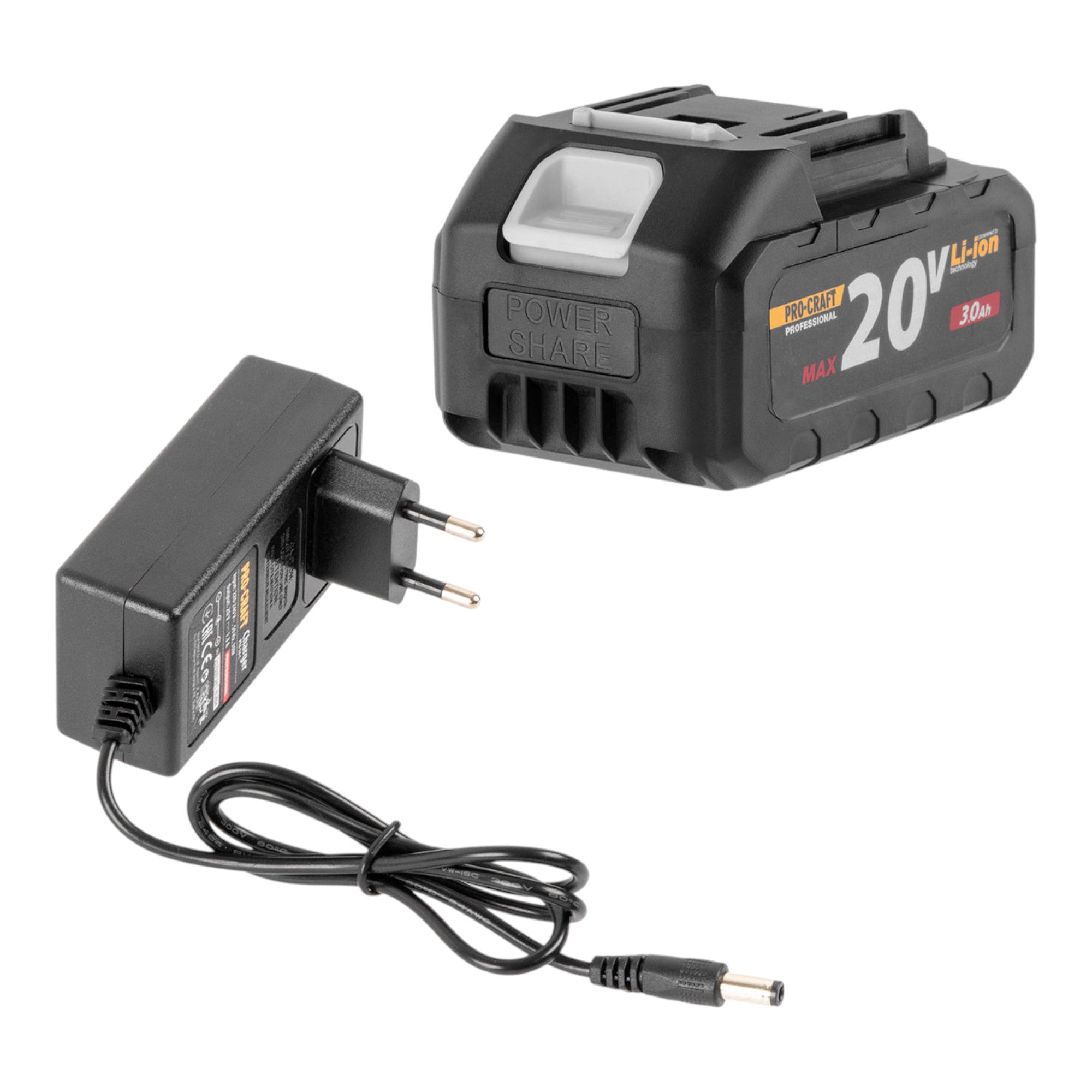 Procraft PTA 26BL Akku Trimmer 20 V 300 mm Brushless 1x Akku 3 0 Ah Ladegeraet 3 - toolbrothers