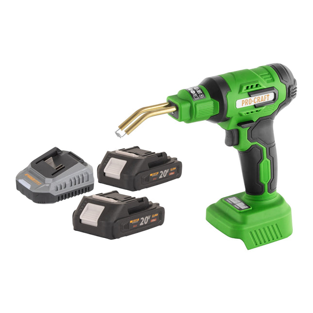 Procraft CS40 bb Akku Kunststoffschweissgeraet 20 V 600 C 0 7 1 1 A 2x Akku 2 0 Ah Ladegeraet Koffer 0 - toolbrothers