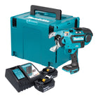 Makita DTR 181 RTJ Akku Bewehrungsverbinder 18 V 0 8 mm Brushless 2x Akku 5 0 Ah Ladegeraet Makpac 0 - toolbrothers