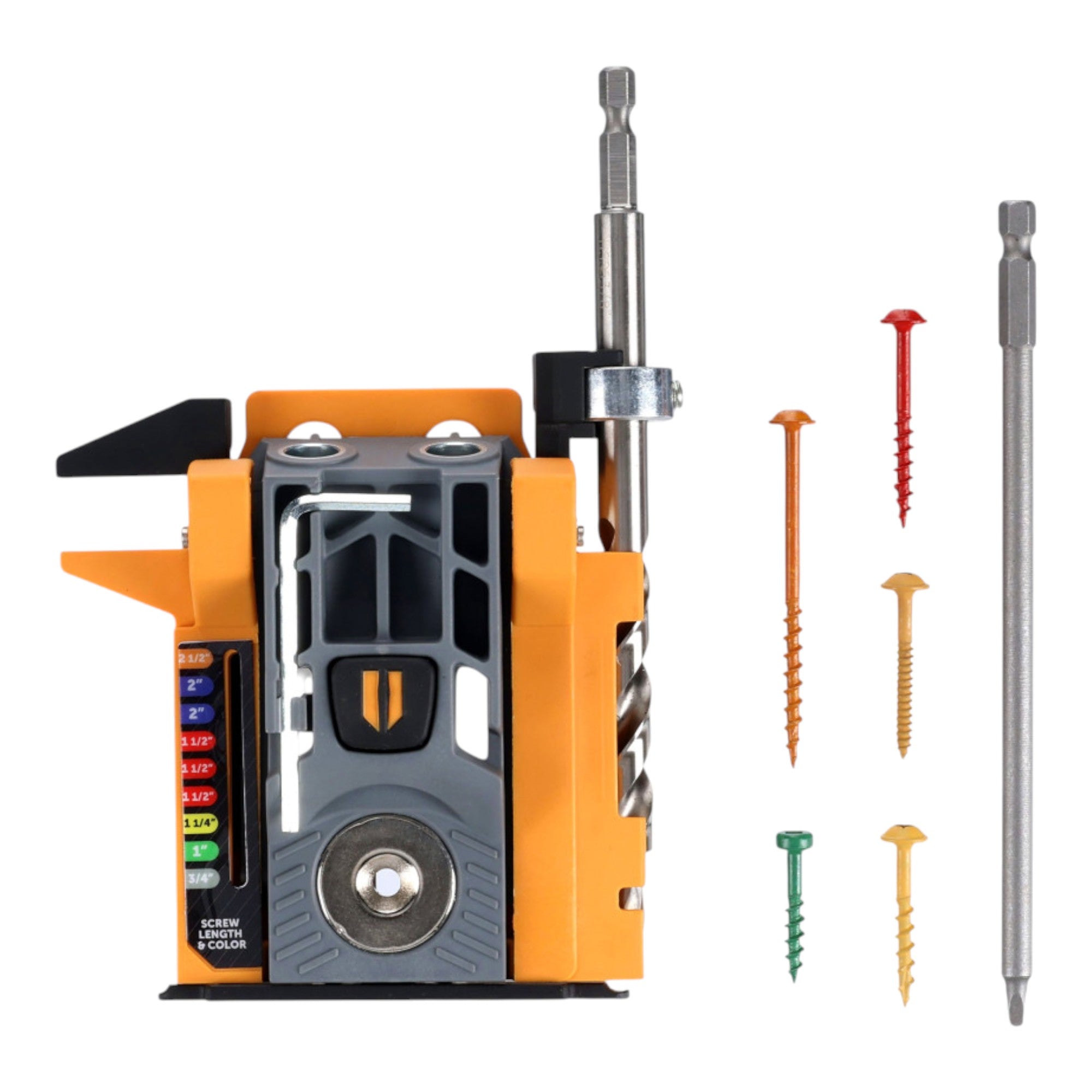 BORA BR A170301 Automatische Mini Pocket Hole Jig Bohrschablone Set 1 - toolbrothers