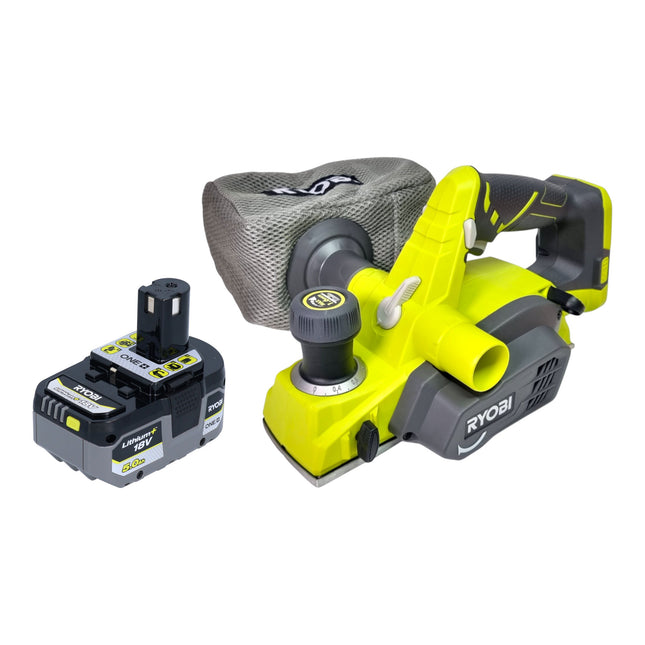 Ryobi R18PL 0 Akku Hobel 18 V 82 mm 1x Akku 5 0 Ah ohne Ladegeraet 0 - toolbrothers