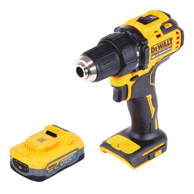 DeWalt DCD 708 N Akku Bohrschrauber 18 V 65 Nm Brushless 1x Powerstack Akku 5 0 Ah ohne Ladegeraet 0 - toolbrothers