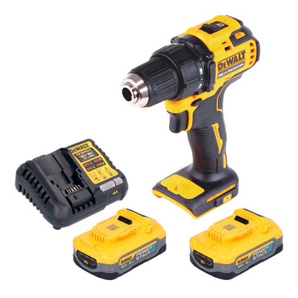 DeWalt DCD 708 H2 Akku Bohrschrauber 18 V 65 Nm Brushless 2x Powerstack Akku 5 0 Ah Ladegeraet 0 - toolbrothers