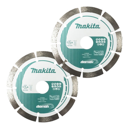 Makita 2x Diamak Diamanttrennscheibe 125 x 22 23 mm 2x D 80086  0 - toolbrothers