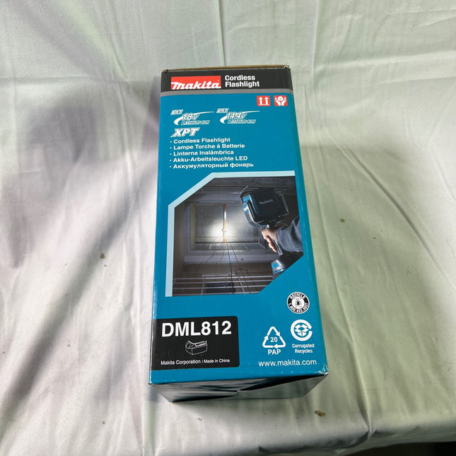 Makita DML 812 Akku Handstrahler 18 V 1250 lm LED Solo ohne Akku ohne Ladegeraet Reparaturgeraet 0 - toolbrothers