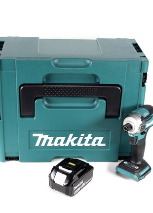 Makita DTD 170 T1J Akku Schlagschrauber 1/4" 18 V Brushless Li-Ion mit 1x 5,0 Ah Akku im MakPac - ohne Ladegerät - Toolbrothers