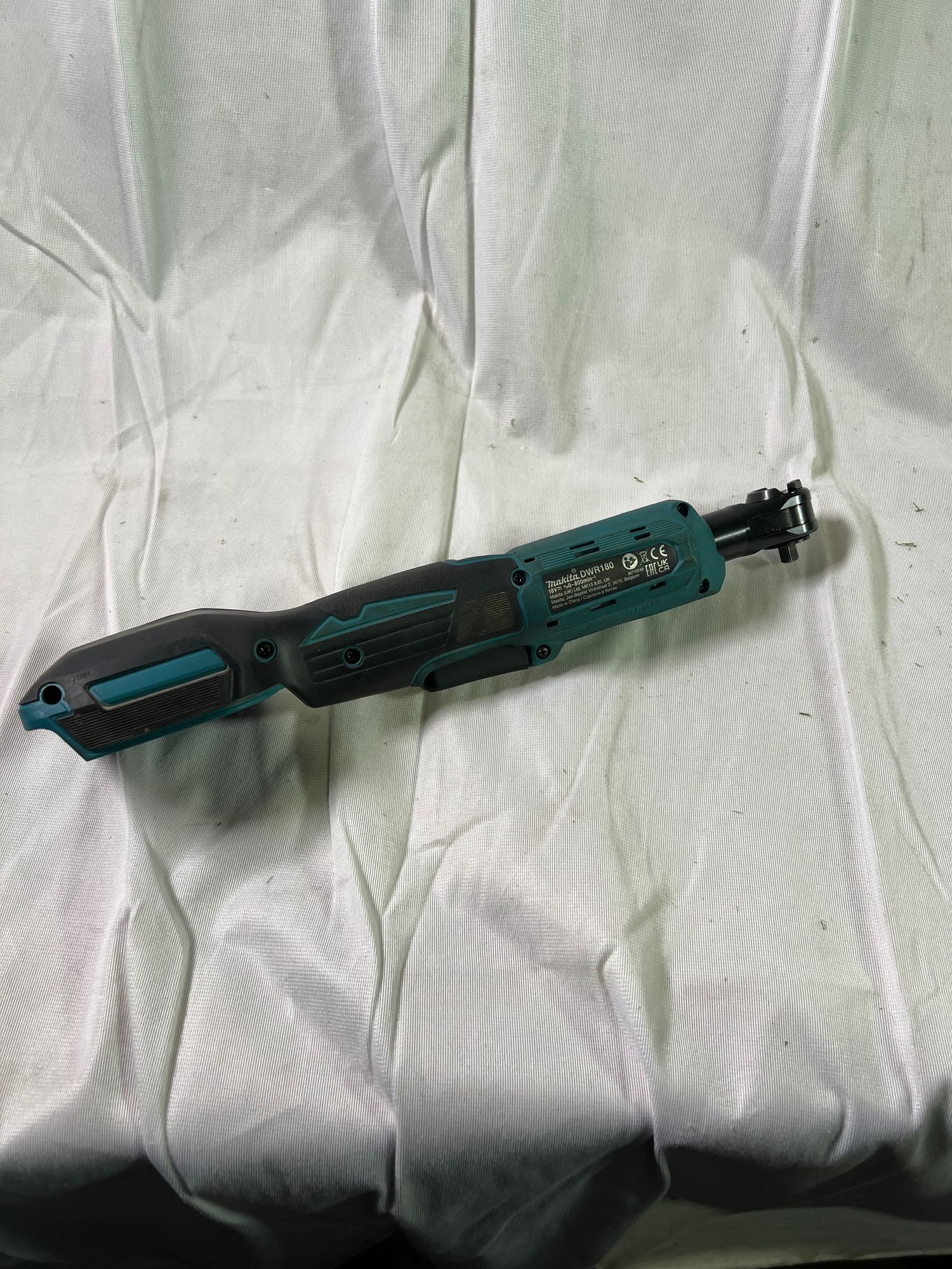 Makita DWR 180 Z Akku Ratschenschrauber 18 V 47 5 Nm 1 4 3 8 Solo ohne Akku ohne Ladegeraet Reparaturgeraet 1 - toolbrothers