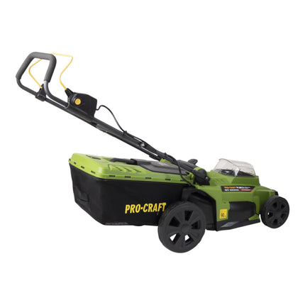 Procraft PLM22bb Akku Rasenmaeher 40 V 2x 20 V 430 mm Brushless 4x Akku 8 0 Ah Ladegeraet 3 - toolbrothers