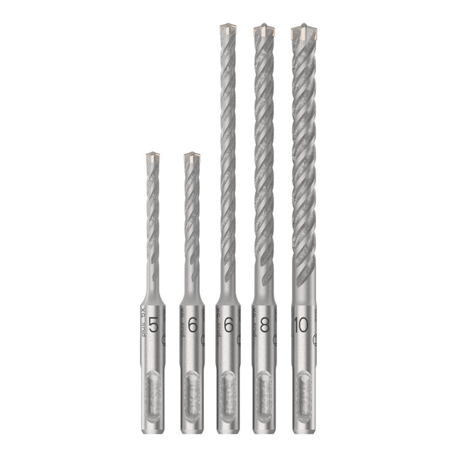 Bosch PRO SDS Plus 5X Hammerbohrer Set 5 tlg 5 6 8 10 mm 2608833910 fuer Bohrhaemmer 0 - toolbrothers