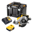 DeWalt DCS 565 P1T Akku Handkreissaege 18 V 165 mm Brushless 1x Akku 5 0 Ah Ladegeraet TSTAK 0 - toolbrothers
