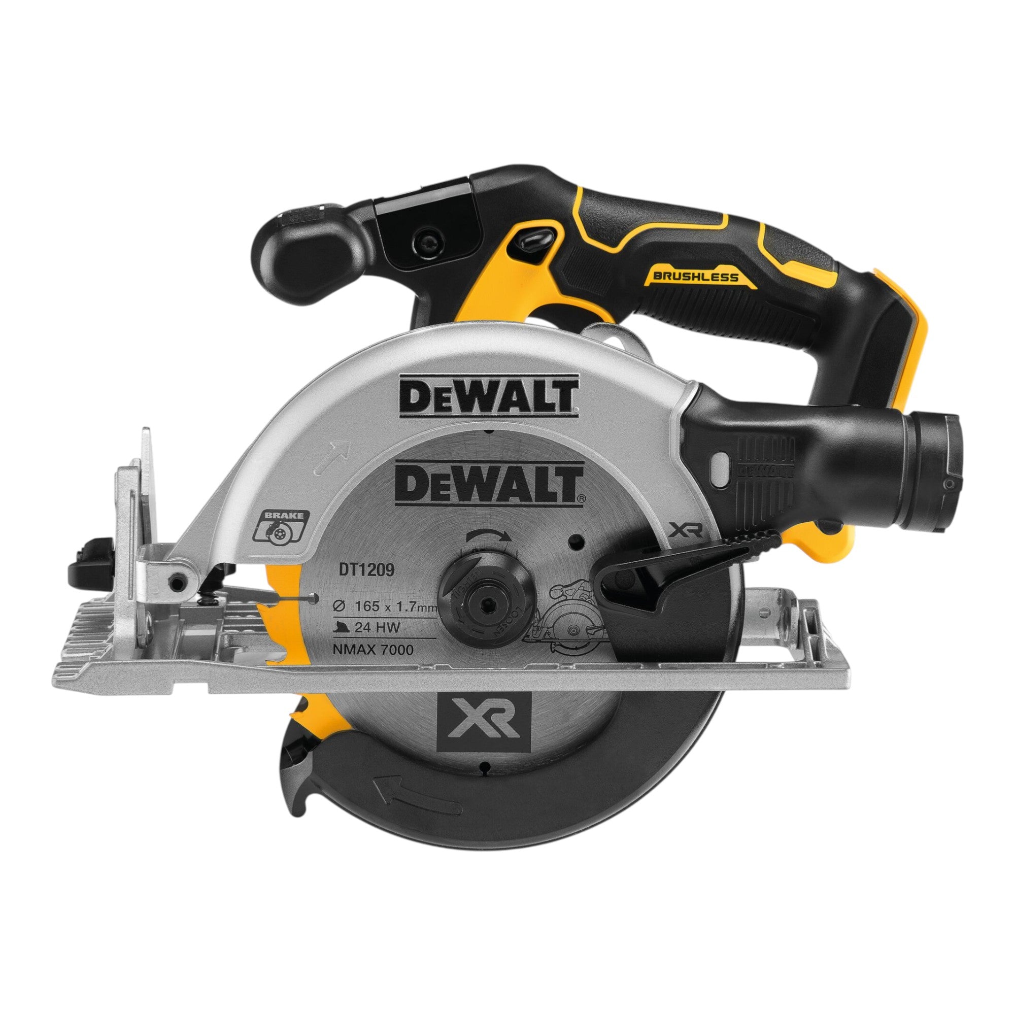 DeWalt DCS 565 H2T Akku Handkreissaege 18 V 165 mm Brushless 2x Powerstack Akku 5 0 Ah Ladegeraet TSTAK 2 - toolbrothers