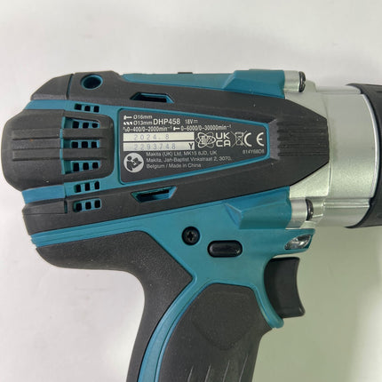 Makita DHP 458 Z Akku Schlagbohrschrauber 18 V 91 Nm Solo ohne Akku und Ladegeraet Gebraucht 1 - toolbrothers