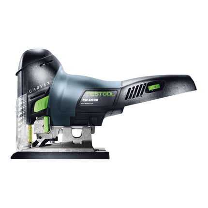 Festool CARVEX PSC 420 EB Basic Akku Pendelstichsaege 18 V 120 mm Brushless 2x Akku 5 0 Ah Ladegeraet Systainer 4 - toolbrothers