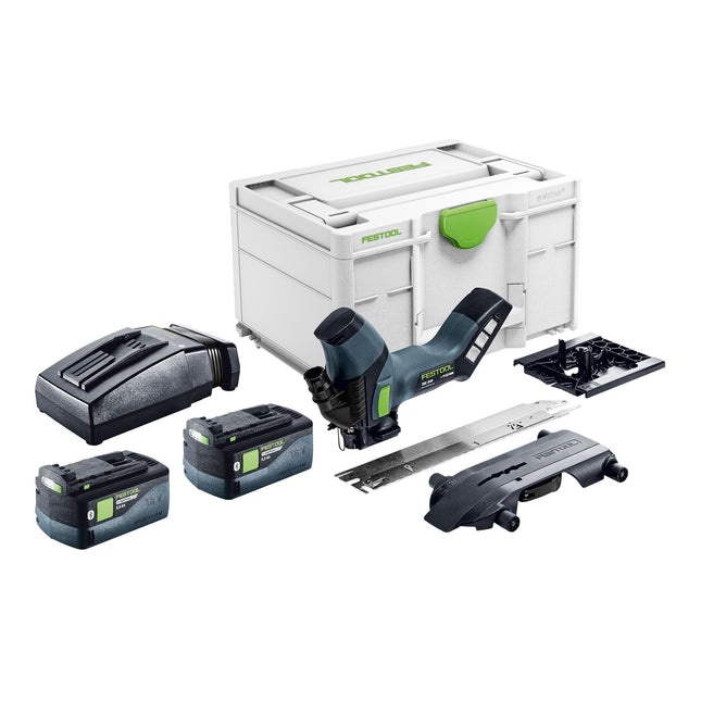 Festool ISC 240 EB Basic Akku Daemmstoffsaege 18 V 240 mm 2x Akku 5 0 Ah Ladegeraet Systainer 0 - toolbrothers