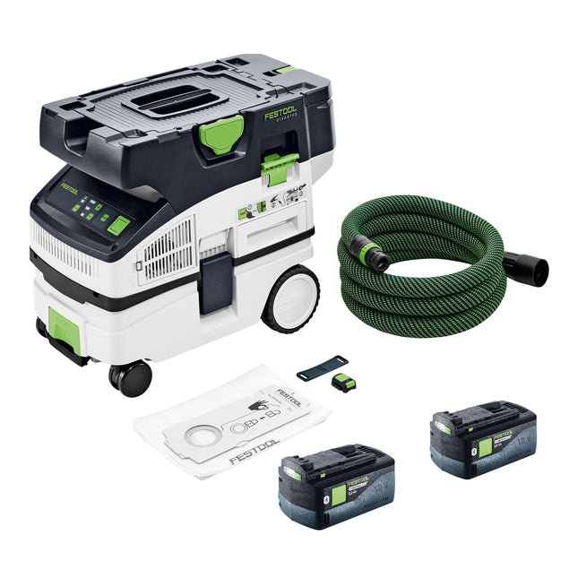 Festool CTLC MINI I Basic Akku Absaugmobil 36 V 2x 18 V Staubkl L 2x Akku 5 0 Ah ohne Ladegeraet 0 - toolbrothers