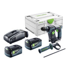 Festool BHC 18 Basic Akku Bohrhammer 18 V 1 8 J SDS Plus Brushless 2x Akku 5 0 Ah Schnellladegeraet Systainer 0 - toolbrothers