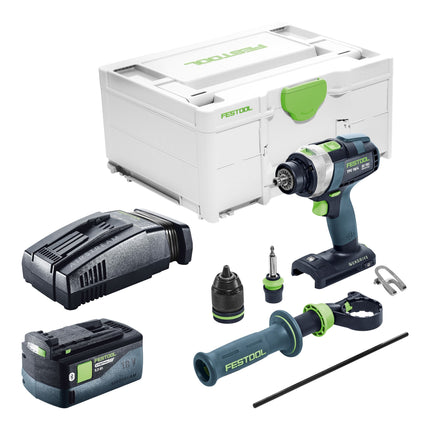 Festool TPC 18 4 I Basic Akku Schlagbohrschrauber 18 V 75 Nm 1x Akku 5 0 Ah Schnellladegeraet Systainer 0 - toolbrothers