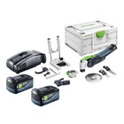 Festool VECTURO OSC 18 E Basic Set Akku Oszillierer 18 V Starlock Max Brushless 2x Akku 5 0 Ah Schnellladegeraet Systainer 0 - toolbrothers