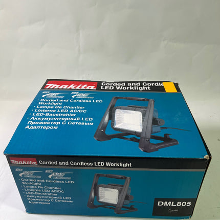 Makita DEADML DML 805 LED Baustrahler 14 4 18 Volt 230 Volt Gebraucht 3 - toolbrothers