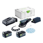 Festool ETSC 2 150 Basic Akku Exzenterschleifer 18 V 150 mm Brushless 2x Akku 5 0 Ah Ladegeraet Systainer 0 - toolbrothers