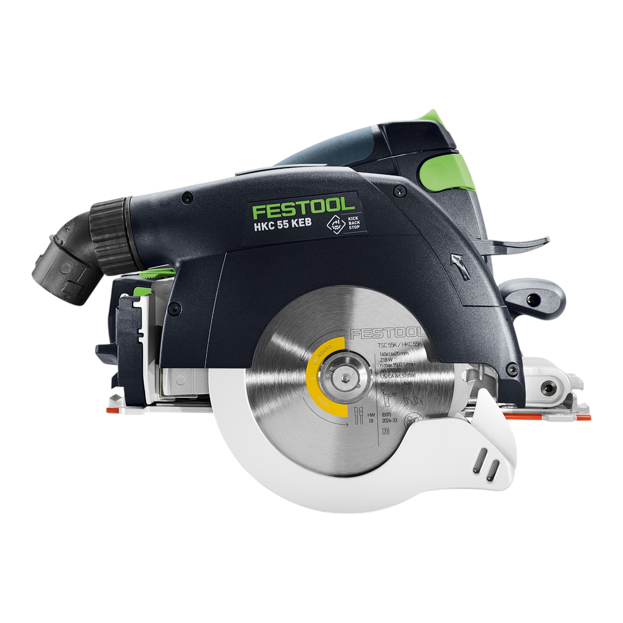 Festool HKC 55 KEB Basic Akku Handkreissaege 18 V 160 mm Brushless 1x Akku 5 0 Ah Systainer ohne Ladegeraet 2 - toolbrothers