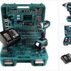 Makita DTD 152 STTK Akku Schlagschrauber 18 V mit 5,0 Ah Akku, Ladegerät und 101 tlg. Zubehör Set - Toolbrothers