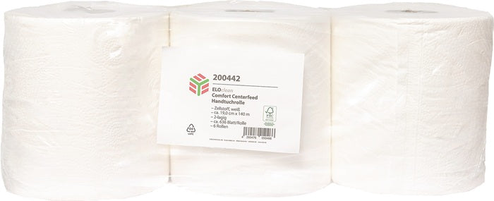 ELOS Handtuchrolle ELOclean Comfort Centerfeed ca 636 Blatt 2 lagig weiss 9000469248  2 - toolbrothers