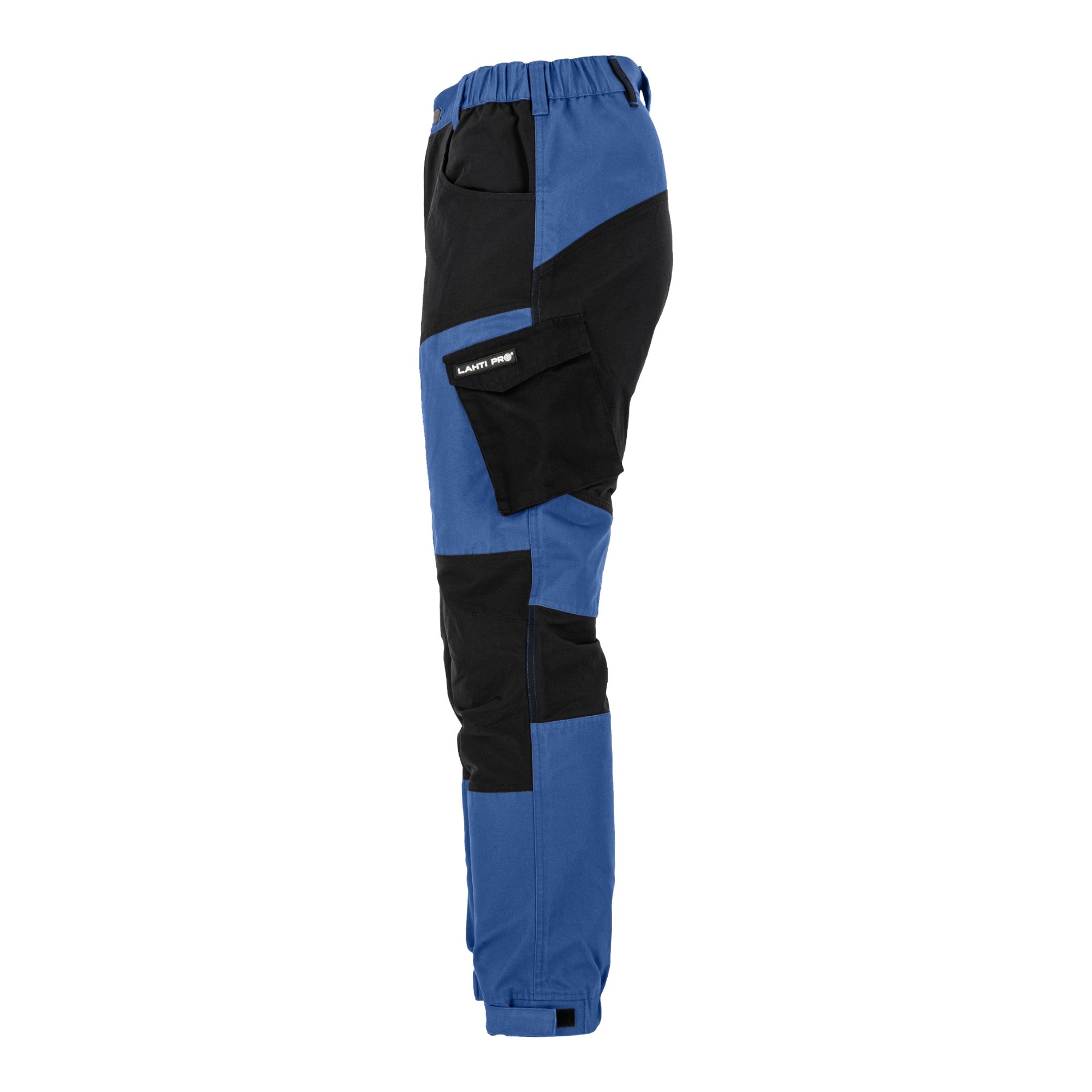 LAHTI PRO Arbeitshose mit Stretch Elementen Groesse XXXL L4055606 blau schwarz 3 - toolbrothers