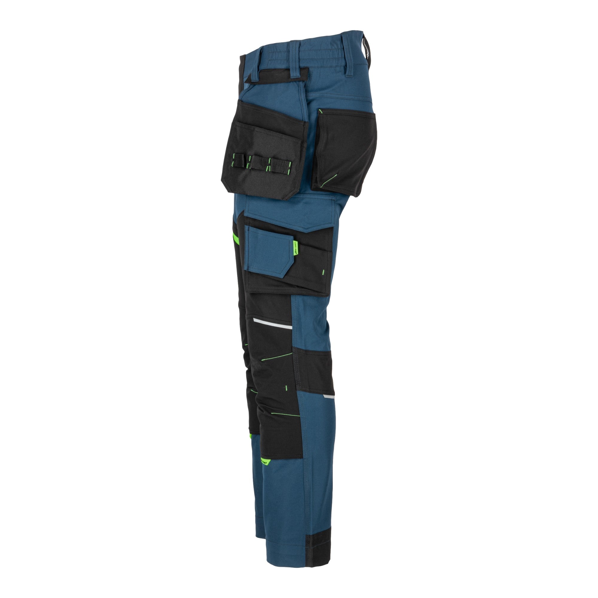 LAHTI PRO Stretch Arbeitshose Groesse XXL L4056005 blau schwarz gruen 3 - toolbrothers