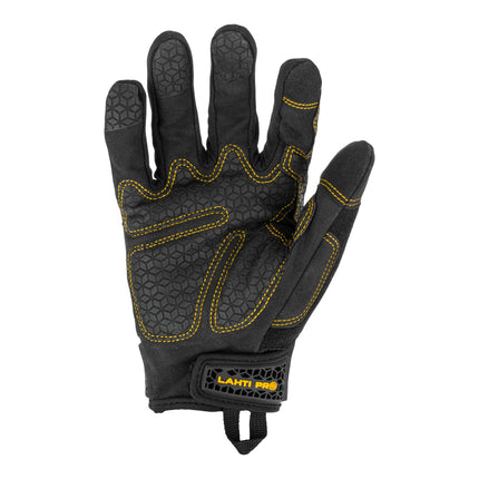 LAHTI PRO Arbeitshandschuhe Groesse 8 L281608K schwarz gelb 4 - toolbrothers