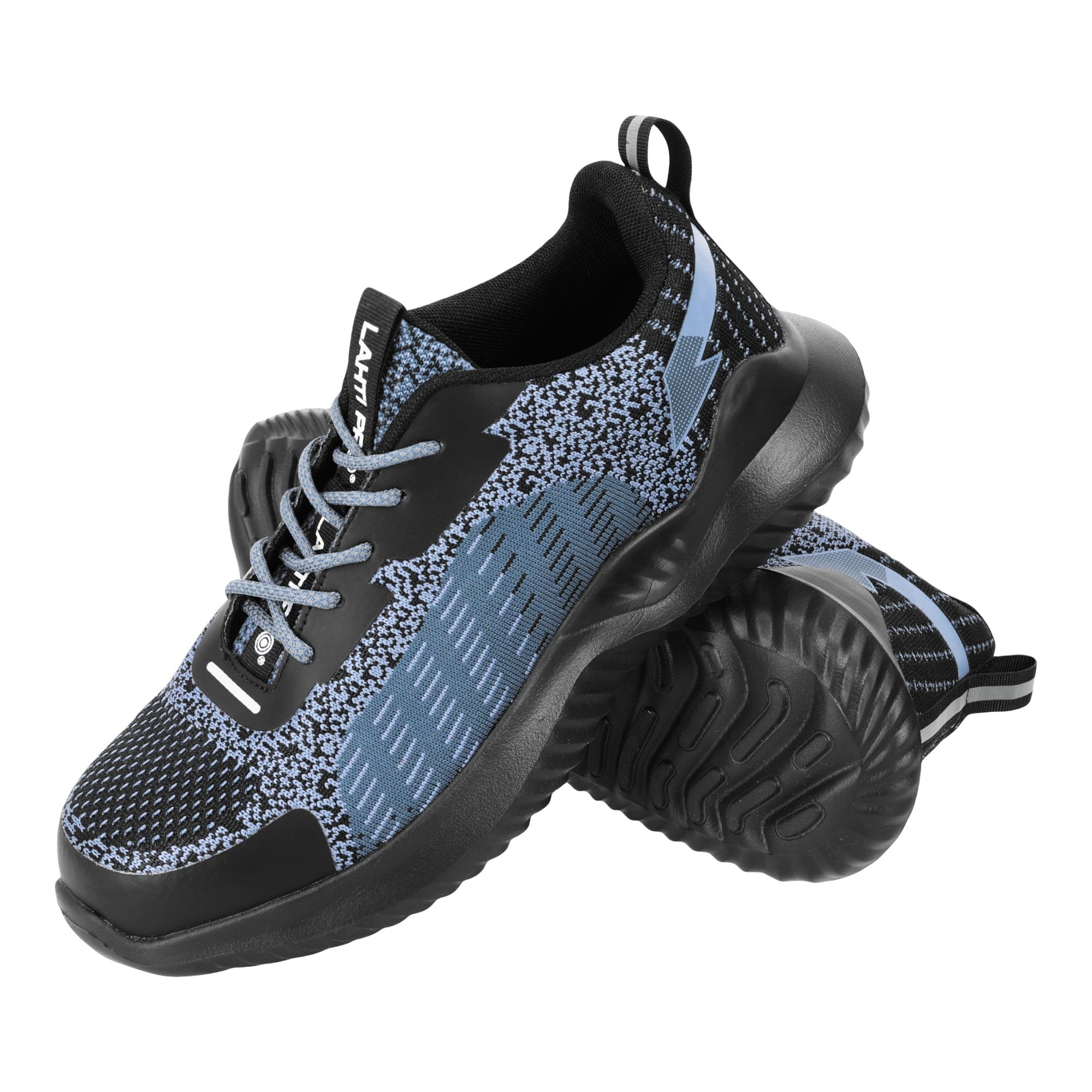 LAHTI PRO Sicherheitshalbschuh gestrickt SB FO Groesse 45 L3044245 blau schwarz 1 - toolbrothers