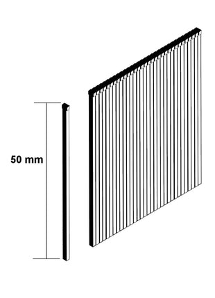 Makita Stauchkopfnagel Brads 50mm 5000 Stück galvanisiert ( F-31957 ) für Makita Nagler DBN500/AF505/AF506 - Toolbrothers