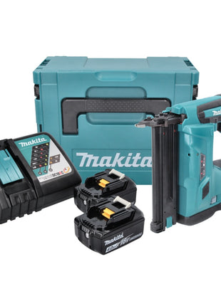 Makita DBN 500 RMJ Akku Stauchkopfnagler 18 V 15-50 mm + 2x Akku 4,0 Ah + Ladegerät + Makpac - Toolbrothers