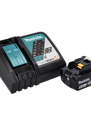 Makita DBN 500 RT1J Akku Stauchkopfnagler 18 V 15-50 mm + 1x Akku 5,0 Ah + Ladegerät + Makpac - Toolbrothers