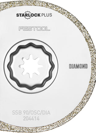 Festool SSB 90/OSC/DIA Diamant-Sägeblatt ( 204414 ) für OSC 18 zum Säubern und Trennen von Steinfugen und Epoxidharzfugen