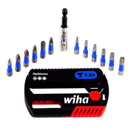 Wiha SB 7947T-906 FlipSelector T-Bit 25 mm Phillips, Pozidriv, TORX® 13-tlg. 1/4" ( 41824 ) - Toolbrothers