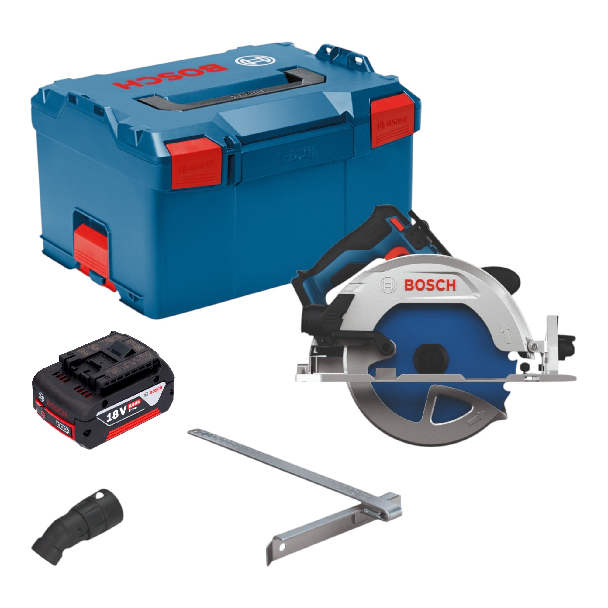 Bosch GKS 18V 68 2 Akku Kreissaege 18 V 190 mm Brushless 1x Akku 5 0 Ah L Boxx ohne Ladegeraet 0 - toolbrothers