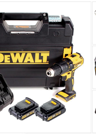 DeWalt DCD 778 S2T Akku Schlagbohrschrauber 18V 65Nm + 2x Akku 1,5Ah + Ladegerät + TSTAK - Toolbrothers