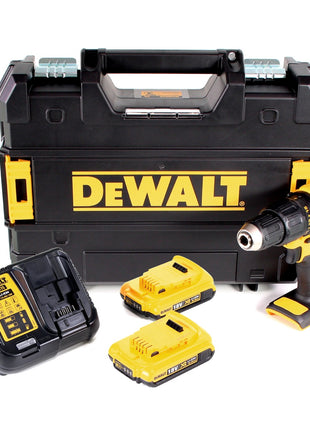 DeWalt DCD 778 D2T Akku Schlagbohrschrauber 18V 65Nm + 2x Akkus 2,0Ah + Ladegerät in TSTAK Box - Toolbrothers